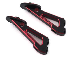 RB7 Aluminum Wing Mounts (Black/Red) (2)