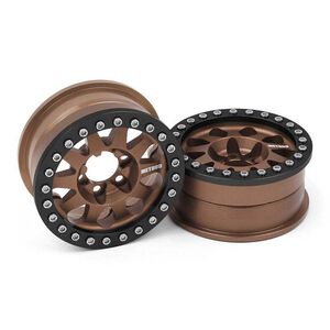 Method 101 V2 1.9" Beadlock Crawler Wheels (Bronze/Black) (2)