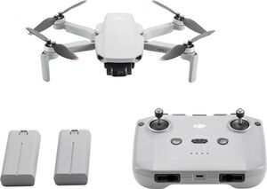 Mini 2 SE Fly More Combo Drone with Remote Control - Gray