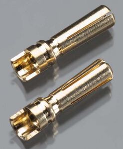 Gold Plated 4mm High Current Bullet Connector (2)