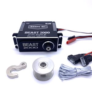 Beast 2000 1/5 Servo Winch W/Winch Spool Kit