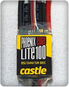 Phoenix Edge Lite 100-Amp 34V ESC w/5 Amp BEC