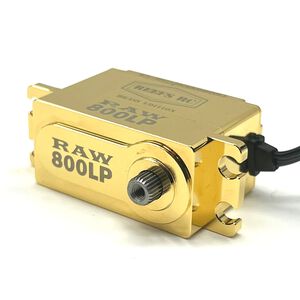 RAW800LP Brass Edition, Fully Programmable, Brushless Low Profile Servo
