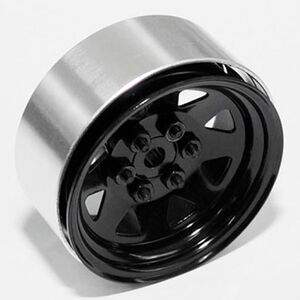 1.9" Beadlock Wheel (Black) (4) Pin Mount