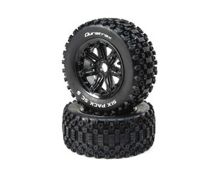 Six Pack 1/5 5IVE Buggy & Truck Tires w/24mm Hex (Black) (2) (Sport)